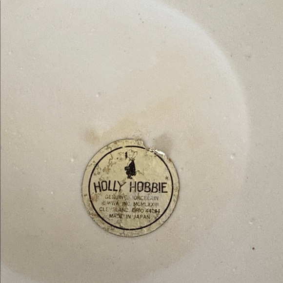 Vintage Holly Hobbie Porcelain Plaque - 6”x 5” - Picture 4 of 4